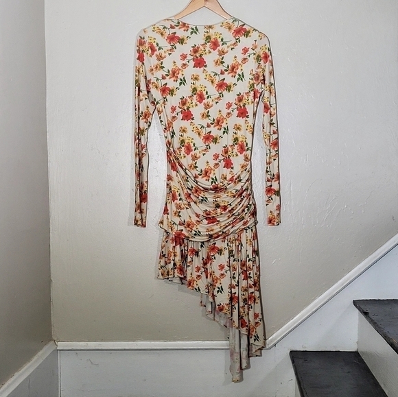 N°21 Floral-print Plunging Neckline Dress - Picture 5 of 8
